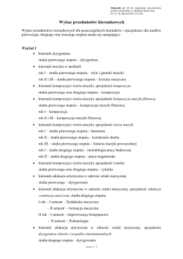 Załącznik nr 9 do regulaminu przyznawania pomocy materialnej w