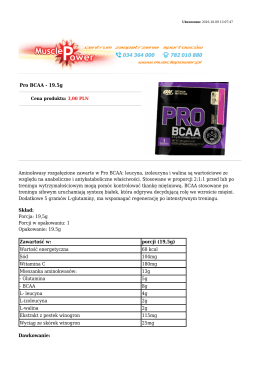 Pro BCAA - Musclepower.pl