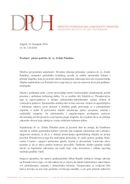pismo podrške dr. sc. Zrinki Paladino
