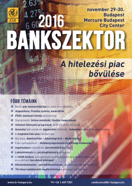 Bankszektor 2016 - IIR Magyarország