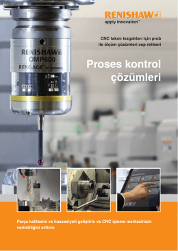 Broşürü: CNC takım tezgahları için prob
