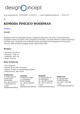 KOMODA PIMLICO WOODMAN