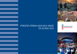 Výroční zpráva AKČR za rok 2015 - Asociace krajů České republiky