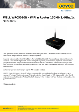 WELL WRC5010N - WiFi n Router 150Mb 2,4Ghz,1x 3dBi