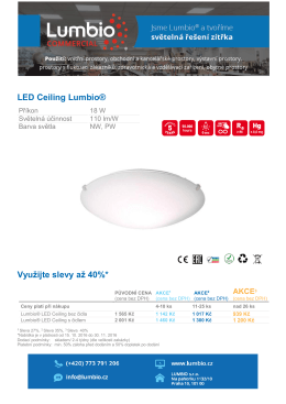 LED Ceiling Lumbio® Využijte slevy až 40%