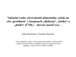 naučit - Český národní korpus