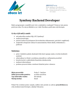 Symfony Backend Developer