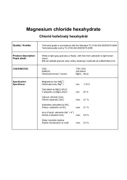 Magnesium chloride hexahydrate