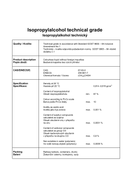 Isopropylalcohol technical grade