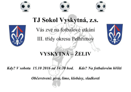TJ Sokol Vyskytná, z.s.