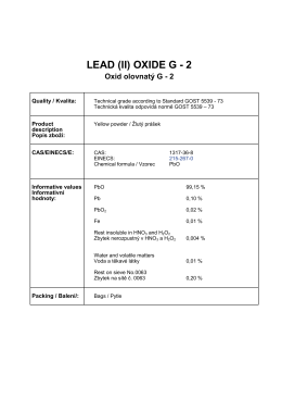 lead (ii) oxide g - 2