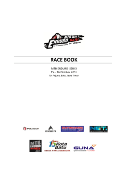RACE BOOK - MTB Enduro Indonesia