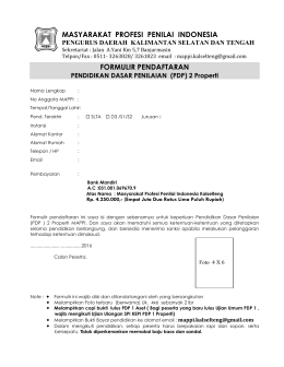 masyarakat profesi penilai indonesia formulir pendaftaran