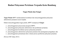 Badan Pelayanan Perizinan Terpadu Kota Bandung