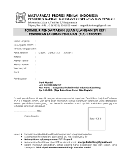 masyarakat profesi penilai indonesia formulir pendaftaran