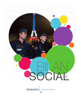 Bilan Social 2015 - Profession Gendarme