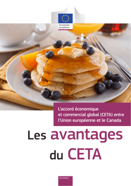 Les avantages du CETA