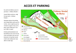 acces et parking - Club Alpin Belge