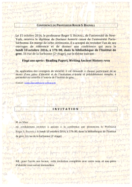Invitation Conférence - copie - Papyrologie Sorbonne