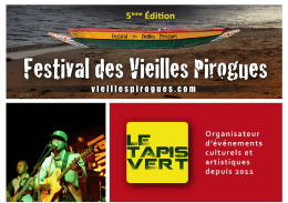 IN » sur le site du Festival - Festival des Vieilles Pirogues, Saly