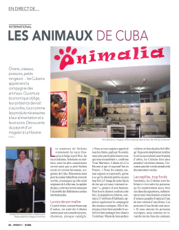 LES ANIMAUX de Cuba - PetMarket Magazine