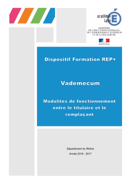 Département du Rhône Année 2016 - 2017