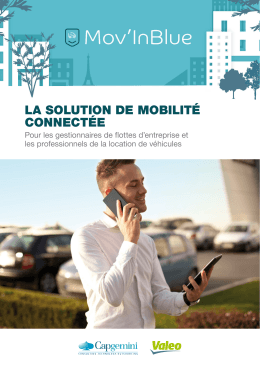 la solution de mobilité connectée