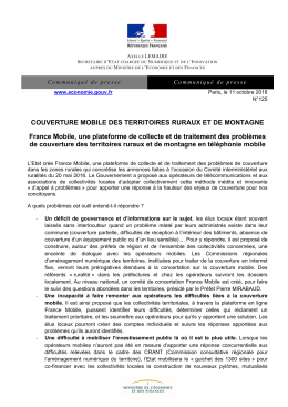 France Mobile, une plateforme de collecte et de traitement des