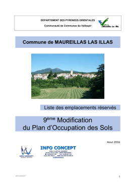 6. emplacements reserves - Mairie de Maureillas – Las Illas
