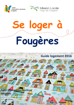Guide logement 2016 - Site Régional Information Jeunesse Bretagne