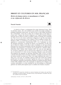 droit et cultures en sol français