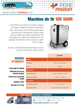 Machine de tir SDI S60R