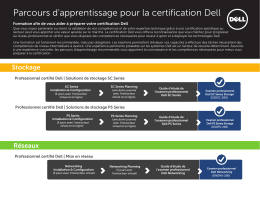 Parcours d`apprentissage pour la certification Dell