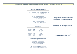 Prog 96-97 SIZ - International Symposium on Intensive Care and