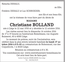 Christiane BOLLaNd