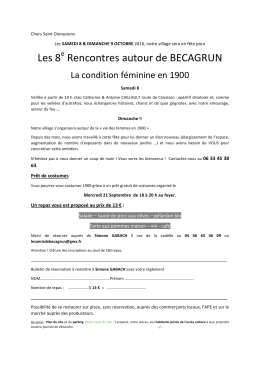 Les 8 Rencontres autour de BECAGRUN - Saint