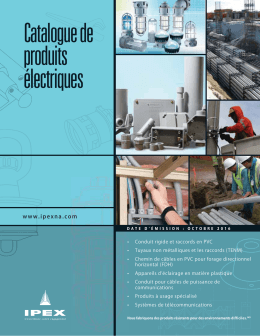 Catalogue de produits électriques