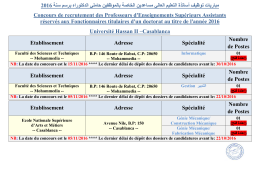 PUB Fonctionnairess Casablanca 2016