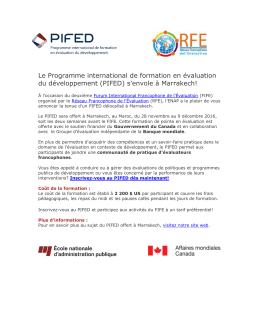 document ci-joint - Réseau francophone de l`évaluation
