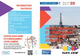 centre paris anim` et d`hébergement louis lumière 2016
