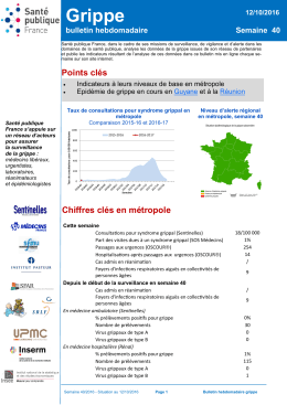 Grippe - InVS - Santé publique France