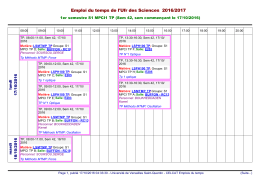 Ouvrir l`emploi du temps PDF - Université de Versailles Saint