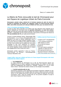 CP ELU Paris- Concorde Chronopost VD