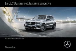 Le GLC Business et Business Executive - Mercedes-Benz