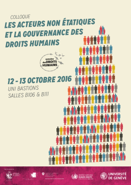 L`Affiche du colloque