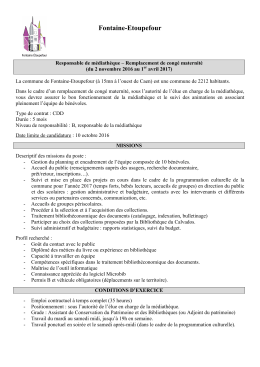 Médiathèque de Fontaine-Etoupefour 8 sept. 2016 PDF
