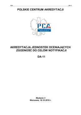 polskie centrum akredytacji akredytacja jednostek oceniających