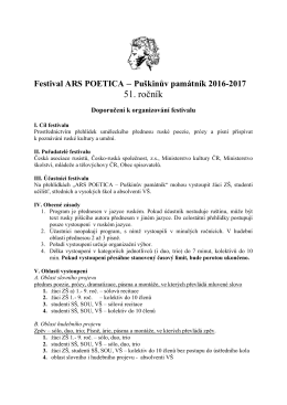 Pokyny pro &scaron;koln&iacute; rok 2016/2017