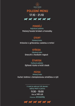 poledn&iacute; menu - Gran Fierro