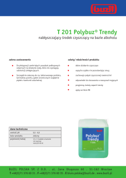 Polybuz Trendy T201 - ulotka